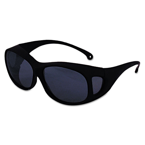 KleenGuard™ V50 OTG Safety Eyewear, Black Frame, Smoke Mirror Anti-Fog Lens (KCC20747) Each