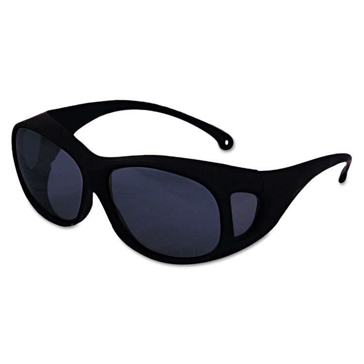 KleenGuard™ V50 OTG Safety Eyewear, Black Frame, Smoke Mirror Anti-Fog Lens (KCC20747) Each