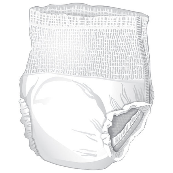 McKesson Unisex Adult Absorbent Underwear Pull On with Tear Away Seams X-Large Disposable Heavy Absorbency (1123837_BG) 14/BG