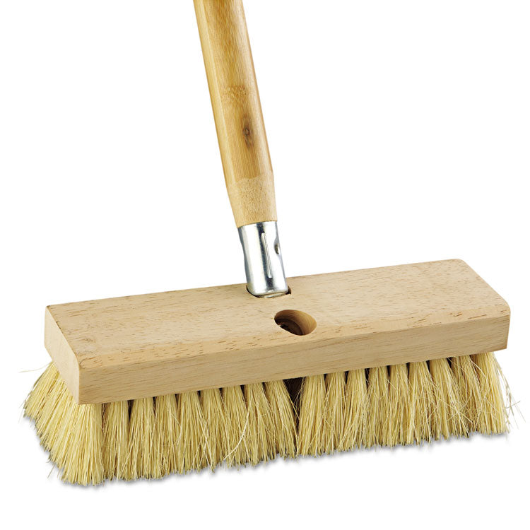 Boardwalk® Deck Brush Head, 2" White Tampico Bristles, 10" Brush (BWK3210)