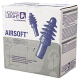Howard Leight® by Honeywell DPAS-30W AirSoft Multiple-Use Earplugs, 27NRR, White Nylon Cord, BE, 100 Pairs (HOWDPAS30W) Box of 100 Pairs