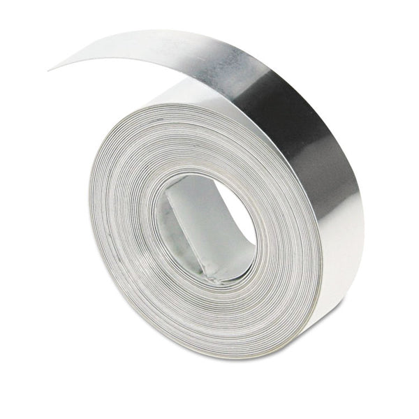 DYMO® Rhino Metal Label Non-Adhesive Tape, 0.5" x 16 ft, Aluminum (DYM31000)