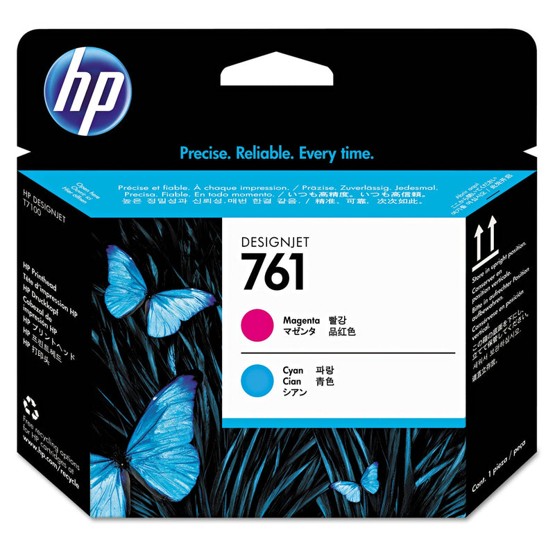HP HP 761, (CH646A) Cyan/Magenta Printhead (HEWCH646A) Each