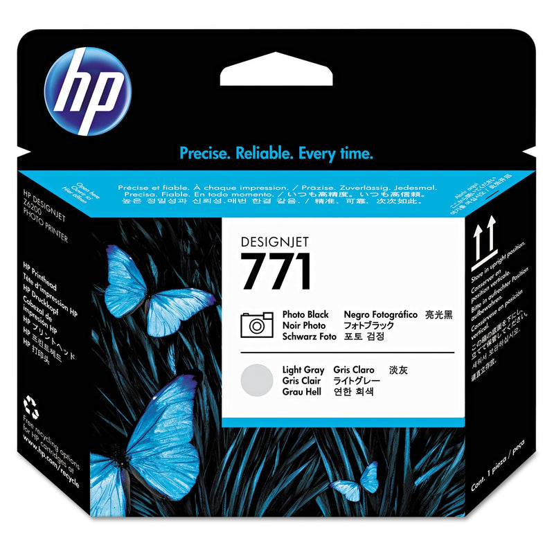 HP HP 771, (CE020A) Light Gray/Photo Black Printhead (HEWCE020A) Each