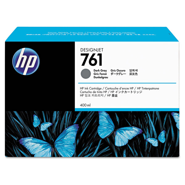 HP HP 761, (CM996A) Dark Gray Original Ink Cartridge (HEWCM996A)