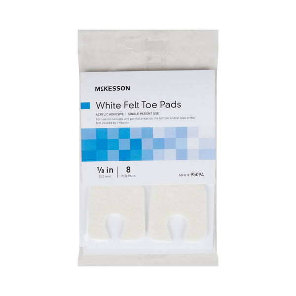 McKesson Pedi-Pads Callus Pad Size 105 Adhesive Foot (1066430_PK) 8/PK