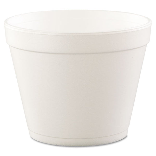 Dart® Foam Containers, 24 oz, White, 25/Bag, 20 Bags/Carton (DCC24MJ48)