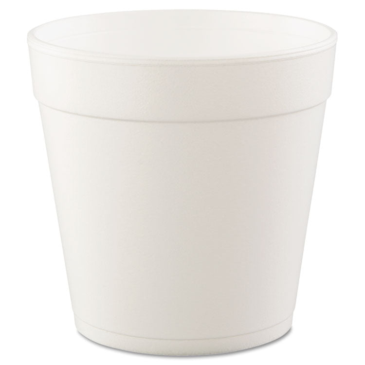 Dart® Foam Containers, 32 oz, White, 25/Bag, 20 Bags/Carton (DCC32MJ48)