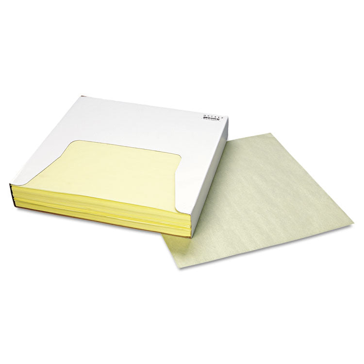 Bagcraft Grease-Resistant Paper Wraps and Liners, 12 x 12, Yellow, 1,000/Box, 5 Boxes/Carton (BGC057412) 5 packs of 1000 sheets