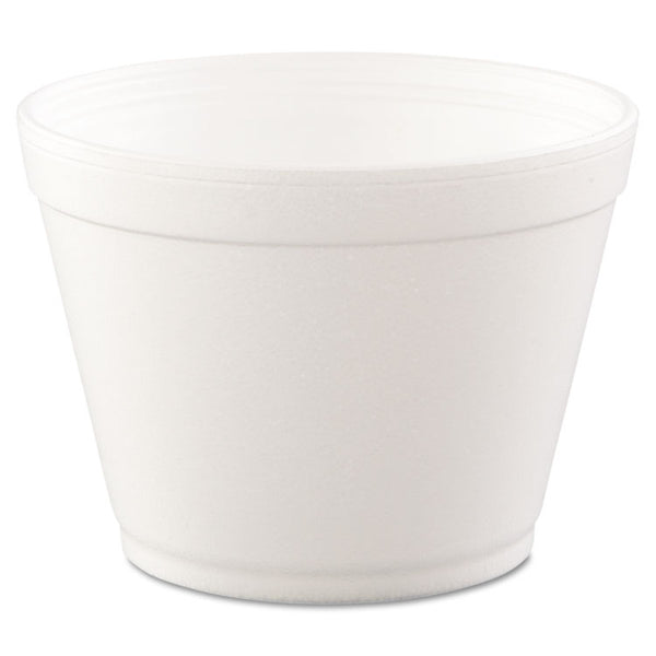 Dart® Foam Containers, Extra Squat, 16 oz, White, 25/Bag, 20 Bags/Carton (DCC16MJ32) Case of 500