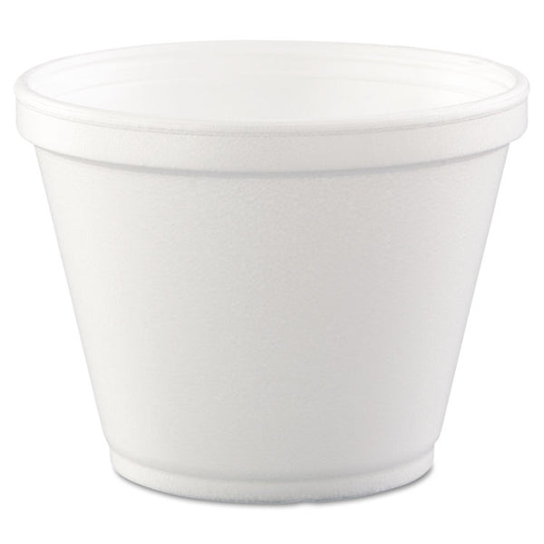 Dart® Food Containers, 12 oz, White, Foam, 25/Bag, 20 Bags/Carton (DCC12SJ20)