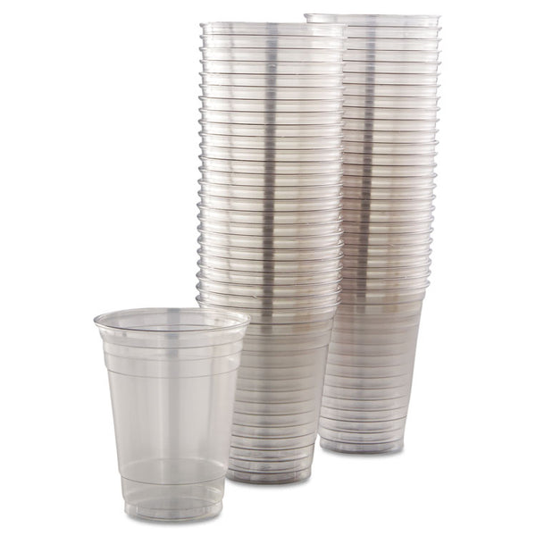 SOLO® Ultra Clear PET Cups, 16 oz, Squat, 50/Bag, 20 Bags/Carton (DCCTP16DCT) Case of 1000