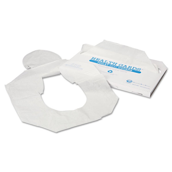HOSPECO® Health Gards Toilet Seat Covers, Half-Fold, 14.25 x 16.5, White, 250/Pack, 4 Packs/Carton (HOSHG1000)