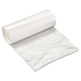 Inteplast Group High-Density Commercial Can Liners, 10 gal, 5 microns, 24" x 24", Natural, 50 Bags/Roll, 20 Rolls/Carton (IBSEC2424N) 20 Rolls