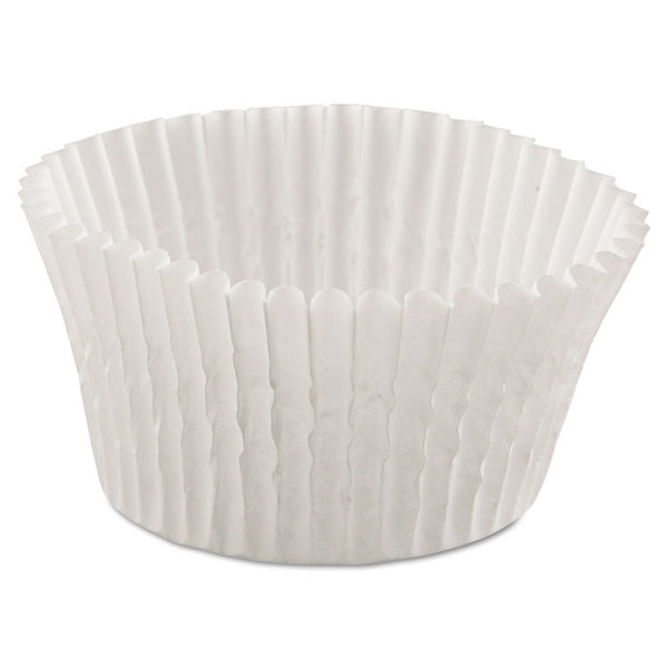 Hoffmaster® Fluted Bake Cups, 4.5 Diameter x 1.25 h, White, Paper, 500/Pack, 20 Packs/Carton (HFM610032)