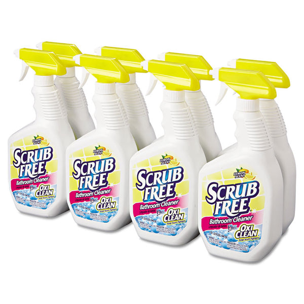 Arm & Hammer™ Scrub Free Soap Scum Remover, Lemon, 32 oz Spray Bottle, 8/Carton (CDC3320000105)