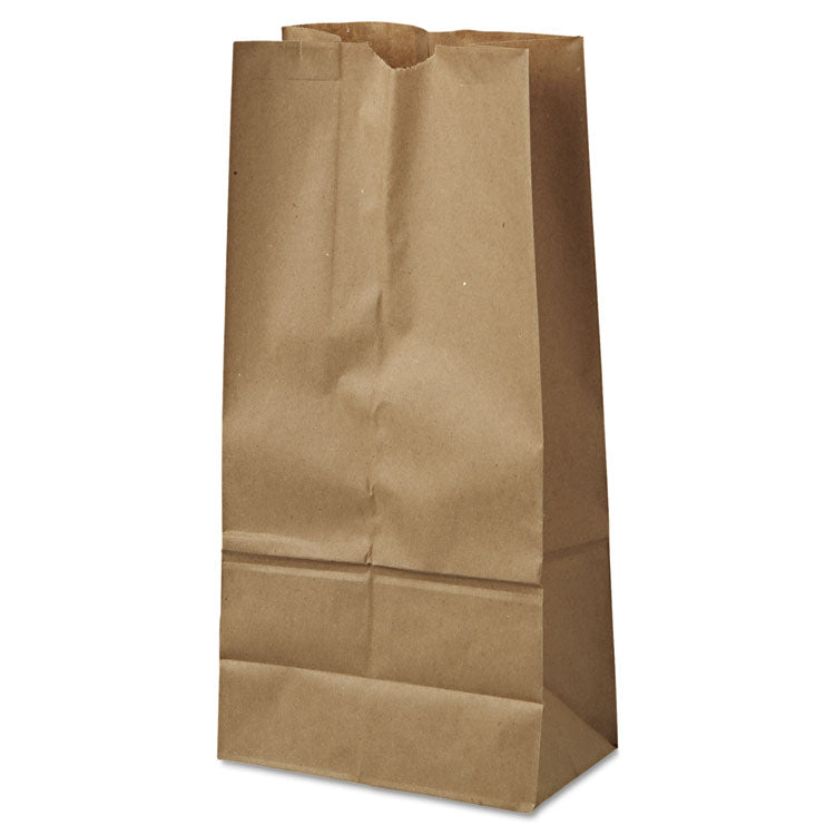 General Grocery Paper Bags, 40 lb Capacity, #16, 7.75" x 4.81" x 16", Kraft, 500 Bags (BAGGK16500)