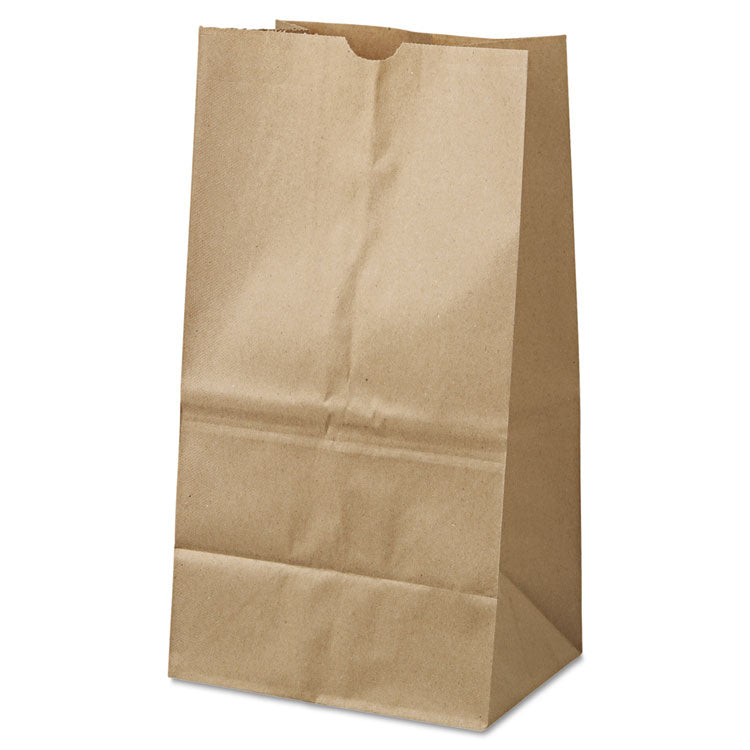 General Grocery Paper Bags, 40 lb Capacity, #25 Squat, 8.25" x 6.13" x 15.88", Kraft, 500 Bags (BAGGK25S500)
