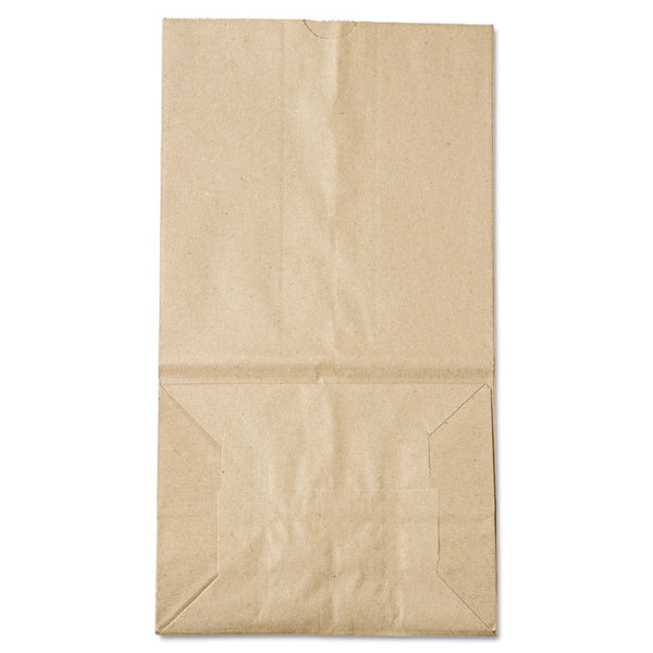 General Grocery Paper Bags, 40 lb Capacity, #25 Squat, 8.25" x 6.13" x 15.88", Kraft, 500 Bags (BAGGK25S500)