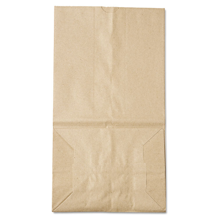 General Grocery Paper Bags, 40 lb Capacity, #25 Squat, 8.25" x 6.13" x 15.88", Kraft, 500 Bags (BAGGK25S500)