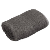 GMT Industrial-Quality Steel Wool Hand Pads, #00 Very Fine, Steel Gray, 16 Pads/Sleeve, 12/Sleeves/Carton (GMA117002)