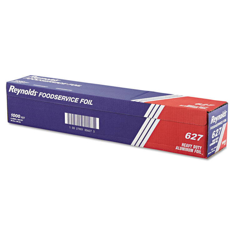 Reynolds Wrap® Heavy Duty Aluminum Foil Roll, 24" x 1,000 ft, Silver (RFP627) Each