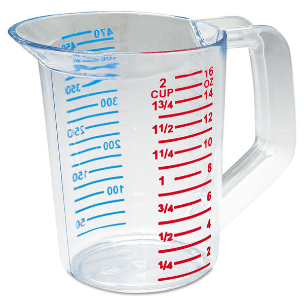 Rubbermaid® Commercial Bouncer Measuring Cup, 16 oz, Clear (RCP3215CLE)