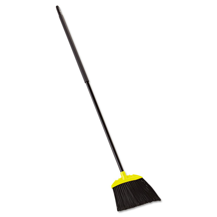 Rubbermaid® Commercial Jumbo Smooth Sweep Angled Broom, 46" Handle, Black/Yellow (RCP638906BLAEA)