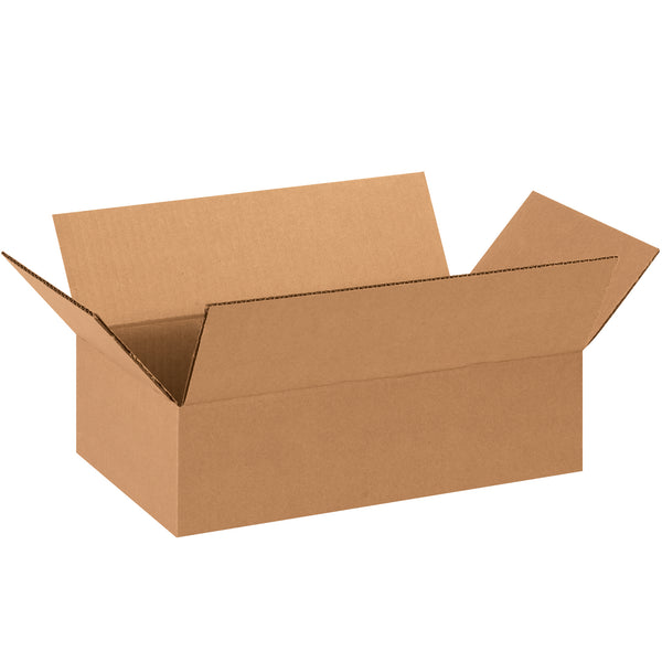 14 x 8 x 4" Flat Corrugated Boxes (1484) Bundle Of 25