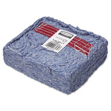 Rubbermaid® Commercial Super Stitch Blend Mop Head, Large, Cotton/Synthetic, Blue, 6/Carton (RCPD213BLU) Case of 6