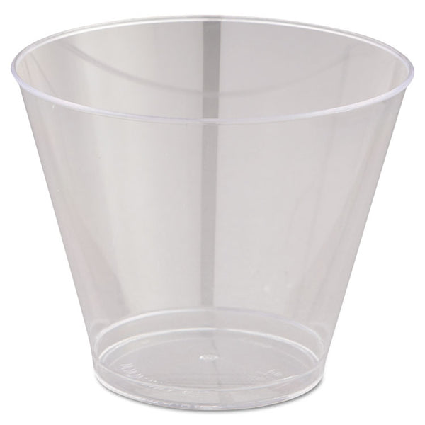 WNA Comet Smooth Wall Tumblers, 9 oz, Clear, Squat, 25/Pack, 20 Packs/Carton (WNAT9S) Case of 500