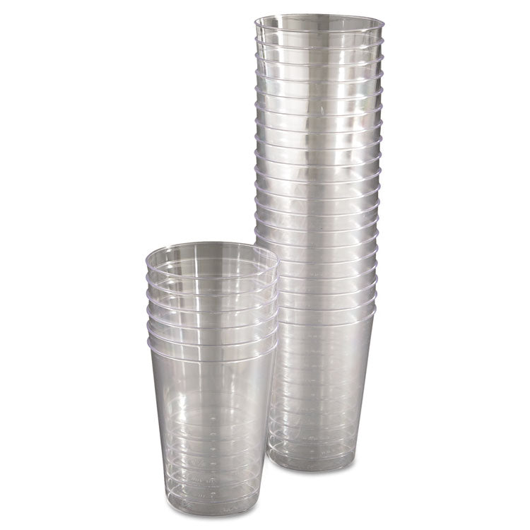 WNA Comet Plastic Tumblers, 10 oz, Clear, 25/Pack, 20 Packs/Carton (WNAT10) Case of 500