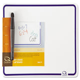 Quartet® Boone Education Lap Board, 12" x 9", White Surface (QRTB12900962A) Each