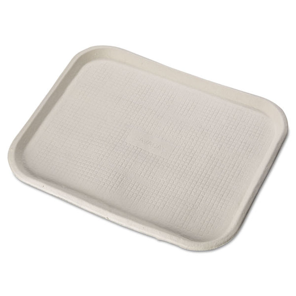 Chinet® Savaday Molded Fiber Food Trays, 1-Compartment, 14 x 18, White, Paper, 100/Carton (HUH20804CT) Case of 100