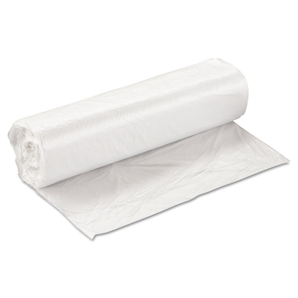 Inteplast Group High-Density Commercial Can Liners Value Pack, 30 gal, 9 microns, 30" x 36", Natural, 25 Bags/Roll, 20 Rolls/Carton (IBSVALH3037N10)