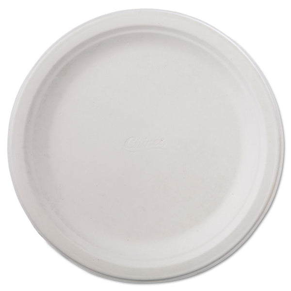Chinet® Classic Paper Dinnerware, Plate, 9.75" dia, White, 125/Pack, 4 Packs/Carton (HUH21232)