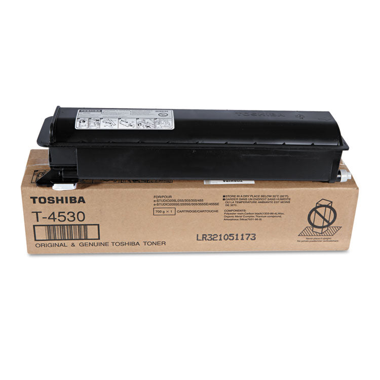 Toshiba T4530 Toner, 30,000 Page-Yield, Black (TOST4530) Each