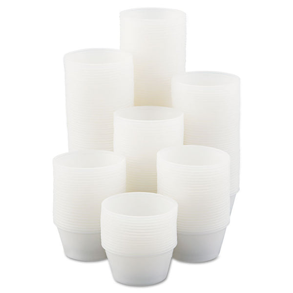 Dart® Polystyrene Portion Cups, 3.25 oz, Translucent, 250/Bag, 10 Bags/Carton (DCCP325N) Case of 2500