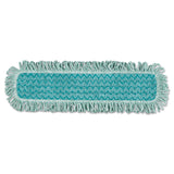 Rubbermaid® Commercial HYGEN™ HYGEN Microfiber Fringed Dust Mop Pad, 24w x 9d, Green (RCPQ42600GR00)