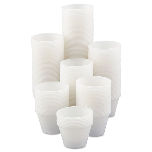 Dart® Polystyrene Portion Cups, 4 oz, Translucent, 250/Bag, 10 Bags/Carton (DCCP400N) Case of 2500