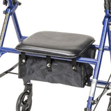 drive™ 4 Wheel Rollator Blue Adjustable Height / Folding Steel Frame (1196512_EA) 1/EA