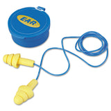 3M™ E-A-R UltraFit Multi-Use Earplugs, Corded, 25NRR, Yellow/Blue, 50 Pairs (MMM3404002) 50 Pairs