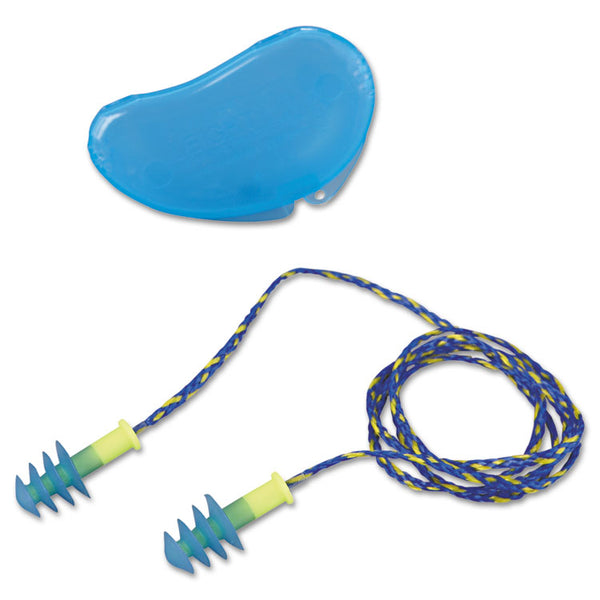Howard Leight® by Honeywell FUS30 HP Fusion Multiple-Use Earplugs, Reg, 27NRR, Corded, BE/WE, 100 Pairs (HOWFUS30HP) 100 Pairs