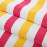 Hospeco® Cabo Cabana Beach Towel 30x70 Red/Yellow, 24/Case (HOSCABOCABANA-RD-YL-CS) Case of 24