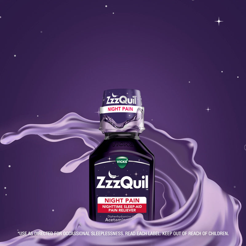 Vicks® Night time Sleep Aid 12 oz. Liquid (1229279_EA) 1/EA