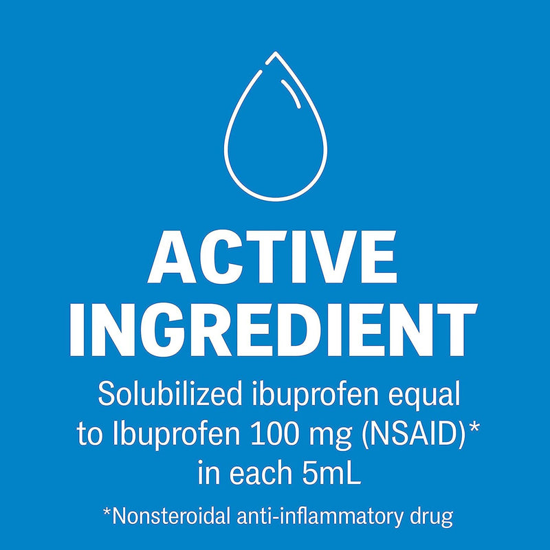 Advil® Children's Pain Relief 100 mg / 5 mL Strength Ibuprofen Oral Suspension (1230531_EA) 1/EA