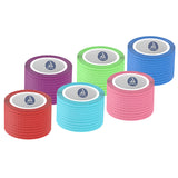Sensi-Wrap Cohesive Bandage 1 Inch X 5 Yard Self-Adherent Closure Red / Green / Purple / Dark Blue / Pink / Light Blue NonSterile Standard Compression (625070_CS) 30/CS