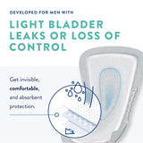 Prevail® Daily Male Guards Bladder Control Pad 12-1/2 Inch Length Heavy Absorbency Polymer Core One Size Fits Most (537655_CS) 126/CS