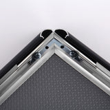 MT Displays Snap Frame 24'' X 36''  Poster Size 1" Black Color Profile, Mitred Corner (UCN255B024x2990) Each