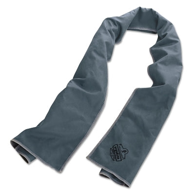 Ergodyne Chill-Its 6602MF Evaporative Micro-Fiber Cooling Towels, Gray (150-12668) Each